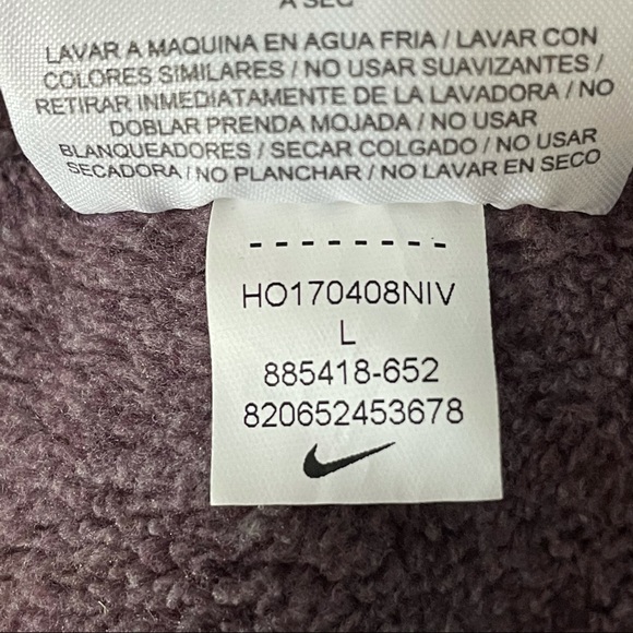 Nike Fleece Turtleneck Fleece Pullover - Picture 8 of 8